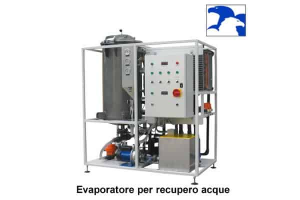 Copertina evaporatore per acque lavorazioni meccaniche